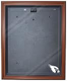 NFL Arizona Cardinals Cabinet Style Jersey Display - Brown with Museum Quality UV Upgrade