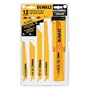 DEWALT DW4892 12-Piece Reciprocating Saw Blade Set with Case