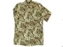 John Ashford Rayon Print Shirt Olive Large