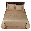 Fieldcrest® Luxury Coverlet Set - Taupe Dust