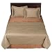 Fieldcrest Luxury Taupe Dust Coverlet Set - Queen