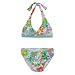 Girls' Circo Multi Floral Swimsuit - White