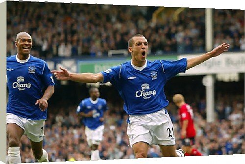 Box Canvas Print of 28 08 04 Job No 04082801 - Barclays Premiership - Everton from Everton ePhoto