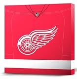 NHL Detroit Red Wings Dark Jersey Canvas Print (20 x 20)