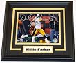 Willie Parker Autographed Pittsburgh Steelers 8x10 Photo ~ Arm out TD ~ Custom Framed