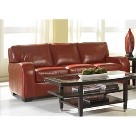 Broyhill L341-3 / 22X Monty Leather Sofa