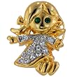 Rhinestone Baby Doll Brooches Pin