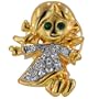 Rhinestone Baby Doll Brooches Pin