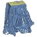 Rubbermaid Commercial FGD25106 Super Stitch Blend Mop, Small, 5" Yellow Headband, Blue