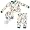 Car Print Cotton Pajamas for Infant and Toddler Boys