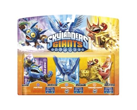 Skylanders: Giants - Triple Pack A: Pop Fizz, Trigger Happy, Whirlwind