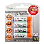Yuasa AA 2700mAh Ni-MH Rechargeable Batteries (4-Pack)