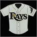 Tampa Bay Rays Hats : Tampa Bay Rays Team Jersey Pin