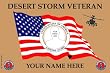 Veteran National Guard Desert Storm Large Vehicle Bumper Sticker