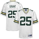 Reebok Green Bay Packers Ryan Grant Replica White Jersey Large