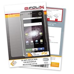 atFoliX FX-Antireflex Displayschutzfolie f�r Motorola Milestone XT720 - Displayschutz antireflektierend! H�chste Qualit�t - Made in Germany!