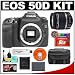 Canon EOS 50D Digital SLR Camera Body + Canon EF-S 18-55mm IS Zoom Lens + 8GB CF Memory Card + BP-511 Battery + Case + Cameta Bonus Accessory Kit