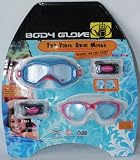 Body Glove Two Youth Swim Masks - Blue and Pink