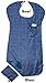 TidyTop Stylish Clothing Protector, BLUES, Adult Bib, 18