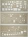 Set of 3 Electronic Electrical Symbols Drawing Drafting Template Stencil