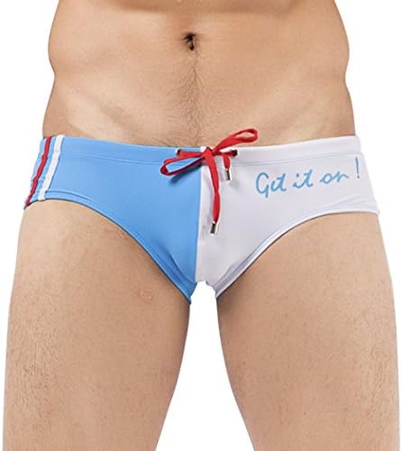 Rocky Sun Mens Sexy Close-fitting Sport Swimming Boxers Briefs Size S Blue
