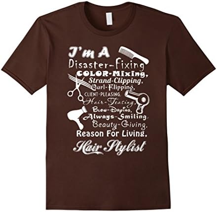 Men's Im A Hair Stylist TShirt 3XL Brown