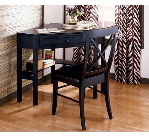 Black Corner Desk