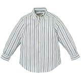 striped woven shirt