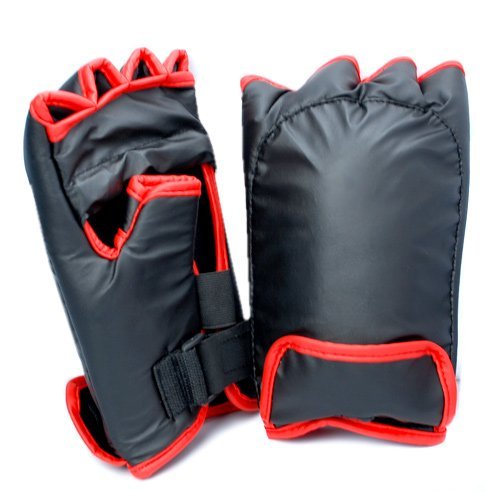 Brand New Boxing Gloves for Nintendo Wii, Black with Red Trim