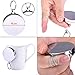 eBoot Metal Retractable Reel with Belt Clip for Keys, ID Badges, Belt Loop Clasp and Key Ring