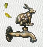 Brass Rabbit Garden Faucet