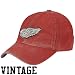 Reebok Detroit Red Wings Red Distressed Logo Vintage Slouch Hat photo