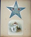 CHRISTMAS NEW YEAR CARDS c1880 VICTORIAN SCRAPBOOK