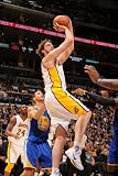 Golden State Warriors v Los Angeles Lakers: Pau Gasol Photographic Poster Print by Noah Graham, 16x24