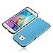 MEKO Galaxy S6 Edge Case, Sparkle Glitter Bling Anti-Shock Soft Gel Flexible TPU Case [Perfect Fit] [Scratch Resistant] for Samsung Galaxy S6 Edge-- (Blue)