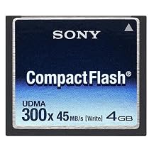 Sony NCFD4G 4 GB 300X CompactFlash Memory Card Includes Image Recovery Service