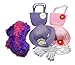 Girls Tea Party Dress Up Set Hats Purses Boas Gloves Necklaces Pink Purple Morgan