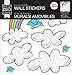 Me and My Big Ideas Removable Wall Sticker, Clouds and Rainbow Me and My Big Ideas Removable Wall Sticker, Clouds and Rainbow