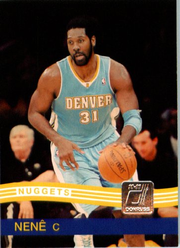 2010 / 2011 Donruss # 117 Nene Denver Nuggets NBA Trading Card- In Protective Screwdown Case!