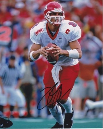 David Carr Autographed/Hand Signed Fresno State Bulldogs 8x10 Photo - Houston Texans #1 Overall Draf