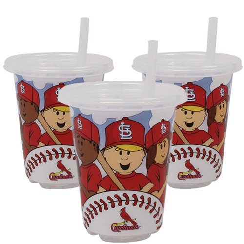 St. Louis Cardinals To-Go Sippy Cup 3-Pack