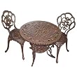 Dc America SL2100BR 3-Piece Bronze Bistro Set