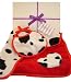 Red Cow Small Bib Blanky Gift Box