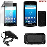 Samsung Captivate i897 Combo Solid Black Silicon Skin Case Faceplate Cover  ....