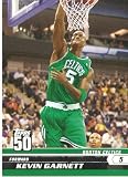 2007-08 (2008) Topps 50th Anniversary Limited Edition # 40 Kevin Garnett / Boston Celtics / NBA Basketball Trading Cards in a Protective Screw Down Display Case