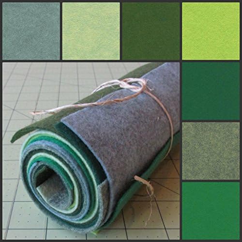 6"X12" Felt Fabric Felt Sheets Luck Felt Sewing Craft DIY Die Cutting machines Too Eco Friendly Materials 7 Sheets