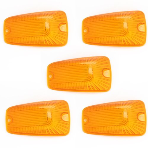 Cheap Partsam Plastic 5 pcs Amber Clearance Light Roof Cab Marker Cover