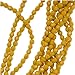 Jablonex Czech Fire Polished Glass Beads 4mm Round Mustard Yellow (50)