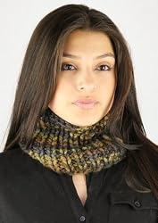 CLEARANCE Handmade Chunky Pure Chilean Wool Neckwarmer - Winter Mountain Moss (Medium Size/100% Knitted By Hand)