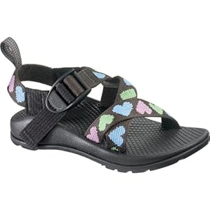 Chaco Z/1 EcoTread Sandal - Little Girls' Hearts, 10.0